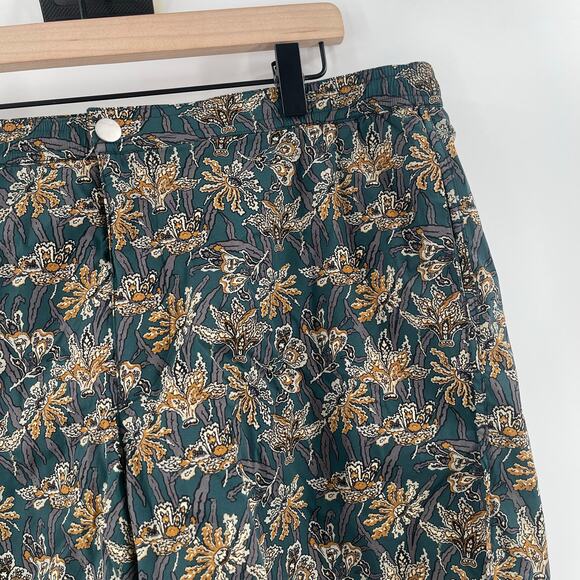 THEORY Trunk Shorts Extra Large Track Swim Sabal Palm Designer Luxury Mens Beach - Picture 7 of 16